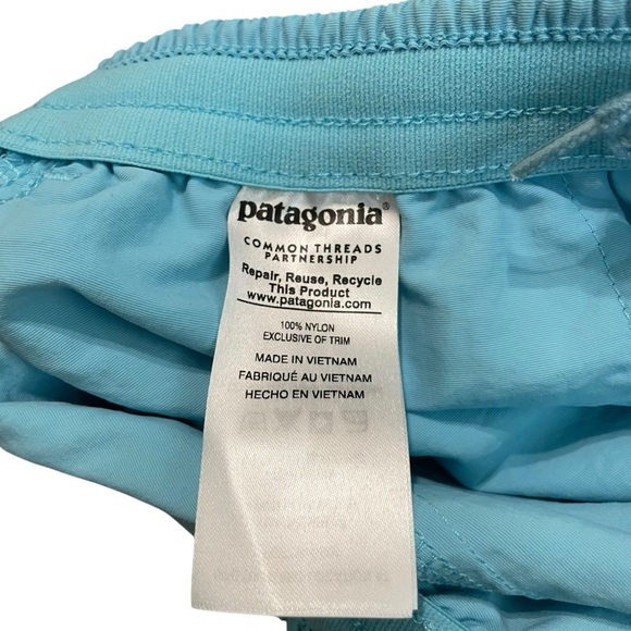 Patagonia Women's Skype Blue Baggies Shorts - 5" Inseam | Size Medium - Picture 6 of 6